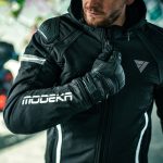 Jakna CLARKE SPORT crno bela MODEKA