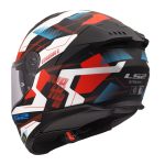 Kaciga LS2 Full Face FF808 STREAM II MIKA belo plavo crvena