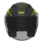 Kaciga NOX Jet N130 MYST mat crno žuta
