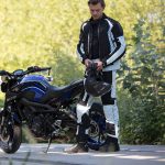 Pantalone KHAO AIR crno sive MODEKA