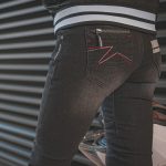 Pantalone LS2 DAKOTA JEANS ženske crne
