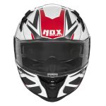 Kaciga NOX Full Face sa naočarima N303 VEKTRA belo crvena