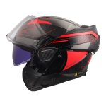 Kaciga LS2 Flip Up FF910 ADVANT II ASTRAL crvena