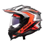 Kaciga LS2 Enduro MX701 EXPLORER CARBON FRONTIER II narandžasta