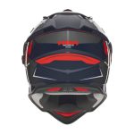 Kaciga NOX Enduro sa vizirom N312 VAPOR crveno plava