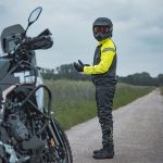 Kišna jakna crno zelena FLEX DRY MODEKA