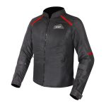 Jakna LS2 BREEZE muška crno crvena