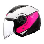Kaciga LS2 Jet OF616 AIRFLOW II COVER belo roza