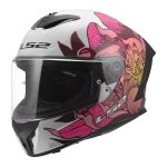 Kaciga LS2 Full Face FF820 RAPID III POPPIES II belo roza