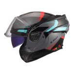 Kaciga LS2 Flip Up FF910 ADVANT II TRIPLE nardo sivo plava