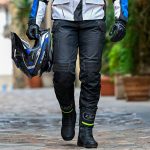 Pantalone LS2 TRAVEL LONG muške crno tamno sive duge