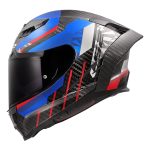 Kaciga LS2 Full Face FF807 DRAGON CARBON TRAX plavo crvena