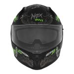 Kaciga NOX Full Face sa naočarima N401 ZUMBI  mat crno zelena