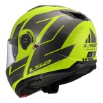 Kaciga LS2 Flip Up FF908 STROBE II CODE žuto siva