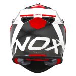 Kaciga NOX Cross N633 FUSION belo crvena