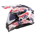 Kaciga LS2 Enduro MX702 PIONEER II FANTASY belo crveno plava