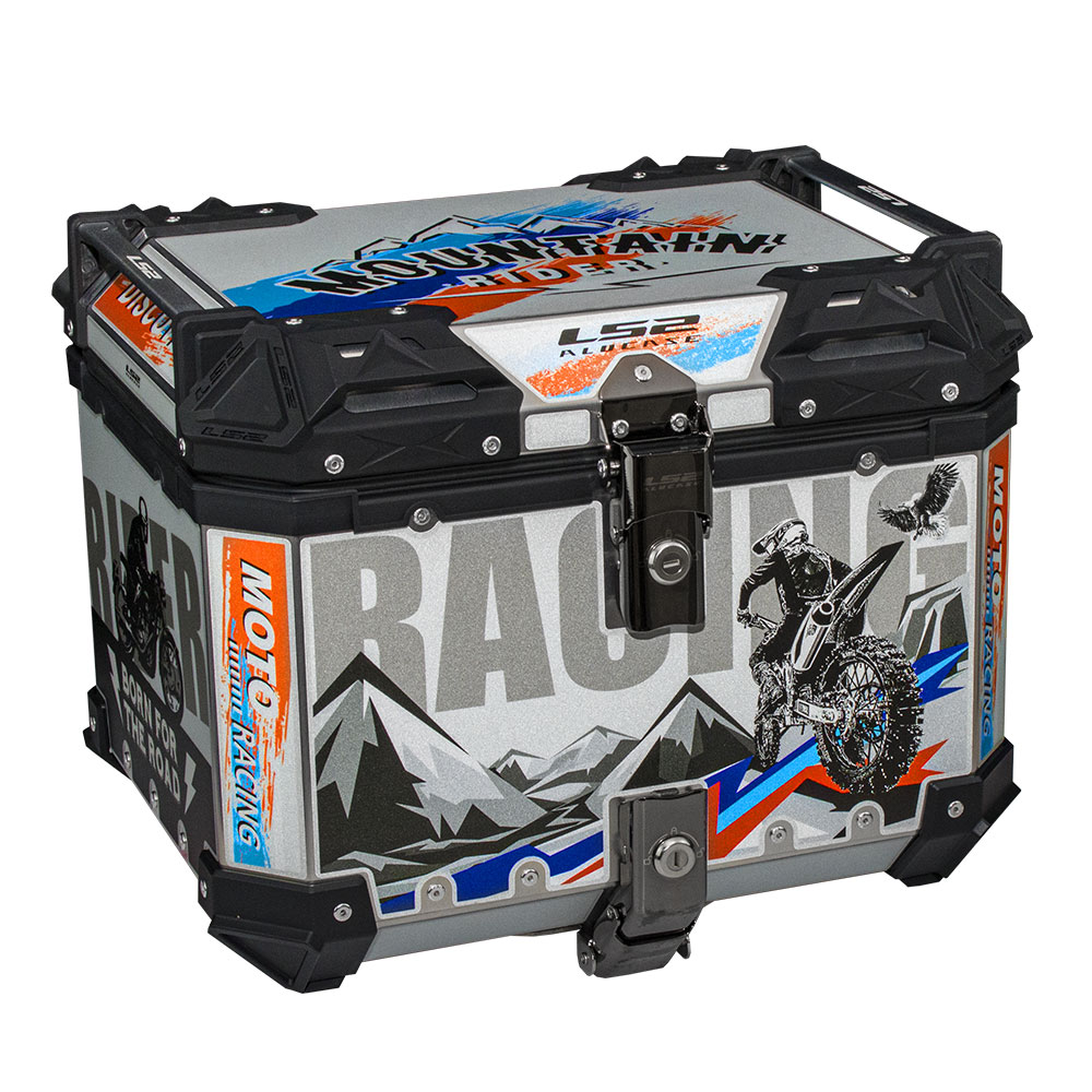 Centralni kofer LS2 ALU niklovani ROCK 45L Centralni kofer LS2 ALU niklovani ROCK 45L