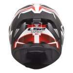 Kaciga LS2 Full Face FF820 RAPID III XTREM belo crno crvena