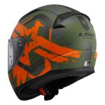 Kaciga LS2 Full Face FF353 RAPID II THUNDER BIRDS zeleno narandžasta