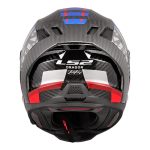 Kaciga LS2 Full Face FF807 DRAGON CARBON TRAX plavo crvena