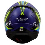 Kaciga LS2 Full Face FF353 RAPID II FLITZ žuto plava