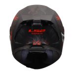 Kaciga LS2 Full Face FF820 RAPID III KAIJU II crno crvena