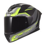 Kaciga LS2 Full Face FF820 RAPID III HYPER crno žuta
