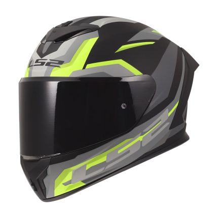 Kaciga LS2 Full Face FF820 RAPID III HYPER crno žuta