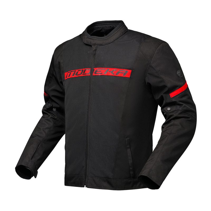 Jakna MODEKA JANO AIR crno crvena