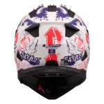 Kaciga LS2 Enduro MX702 PIONEER II FANTASY belo crveno plava