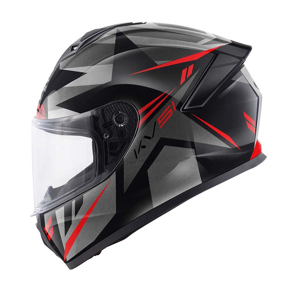 Kaciga Kappa zatvorena KV51 ZENITH titanium crno crvena Kaciga Kappa zatvorena KV51 ZENITH titanium crno crvena