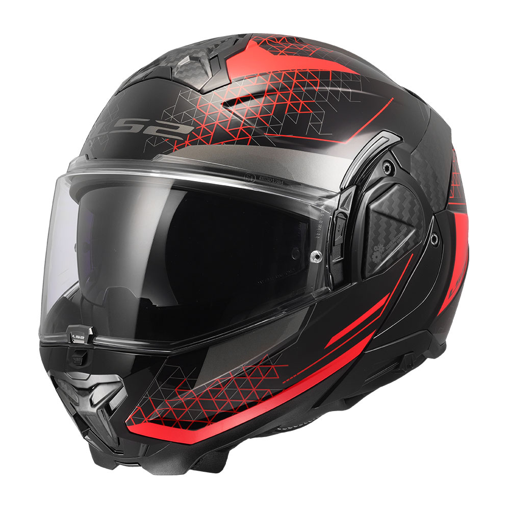 Kaciga LS2 Flip Up FF910 ADVANT II ASTRAL crvena Kaciga LS2 Flip Up FF910 ADVANT II ASTRAL crvena