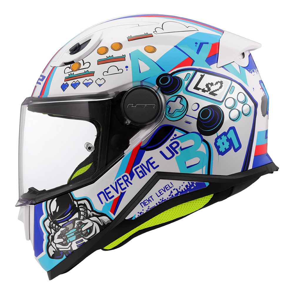 Kaciga LS2 Full Face FF812 KID NEXT LEVEL dečija bela Kaciga LS2 Full Face FF812 KID NEXT LEVEL dečija bela