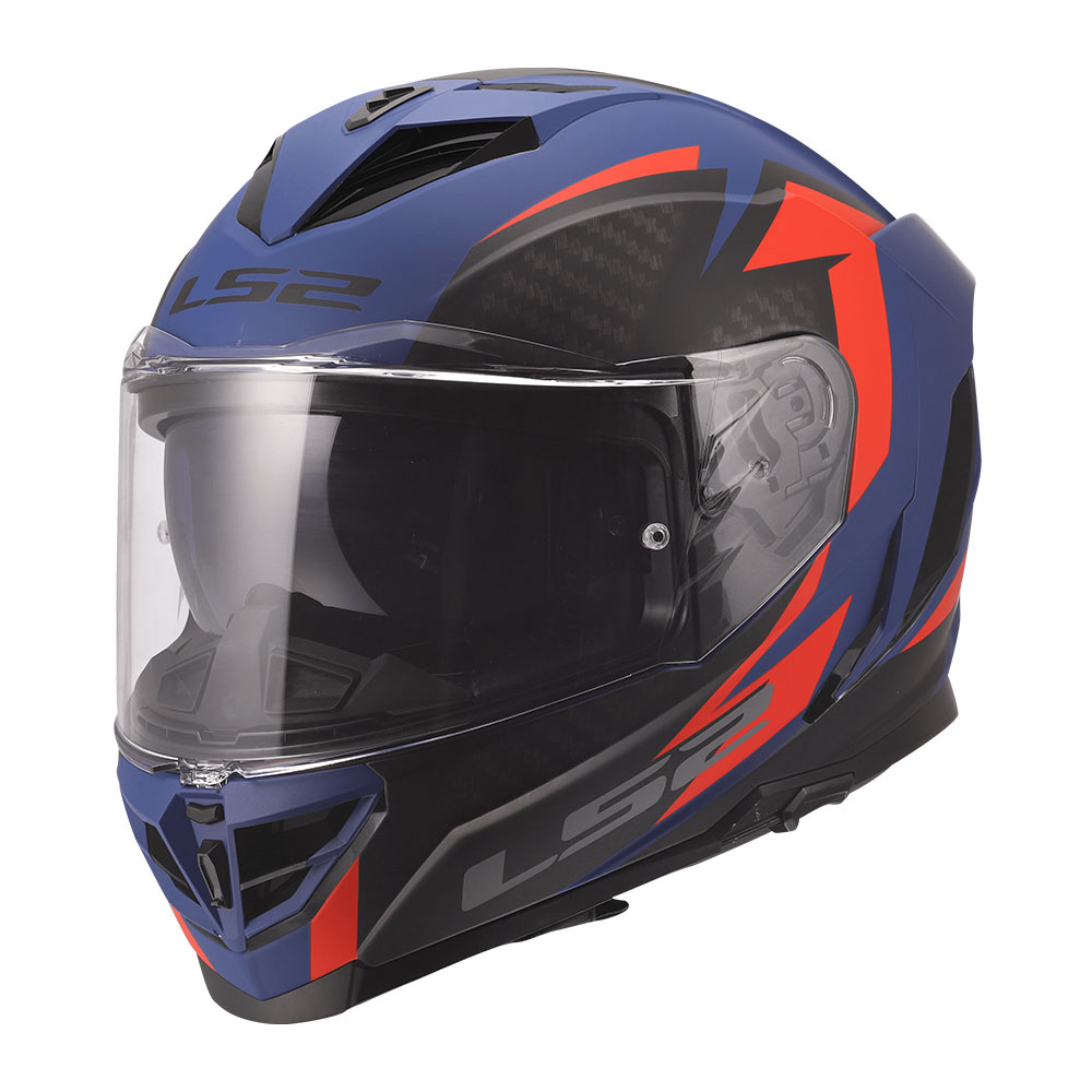 Kaciga LS2 Full Face FF818 STORM III DYNAMO plavo crvena Kaciga LS2 Full Face FF818 STORM III DYNAMO plavo crvena