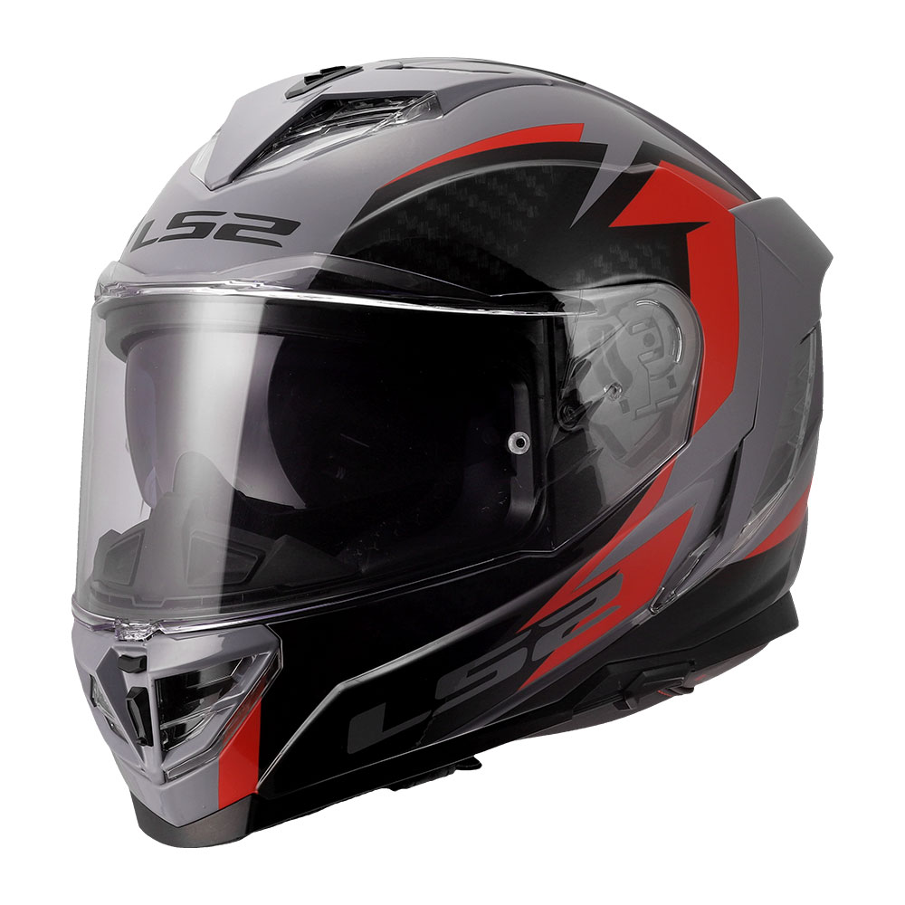 Kaciga LS2 Full Face FF818 STORM III DYNAMO sivo crvena Kaciga LS2 Full Face FF818 STORM III DYNAMO sivo crvena
