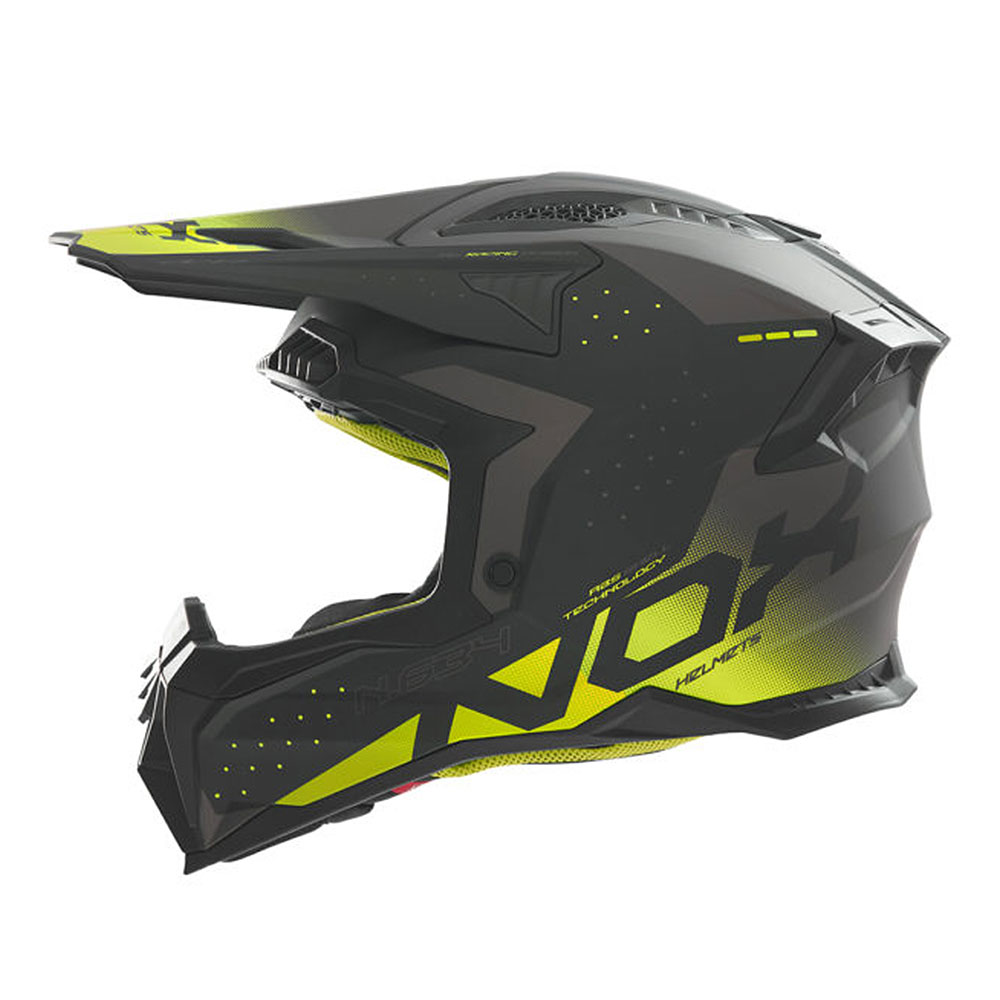 Kaciga NOX Cross N634 GRADIANT žuto mat crna Kaciga NOX Cross N634 GRADIANT žuto mat crna