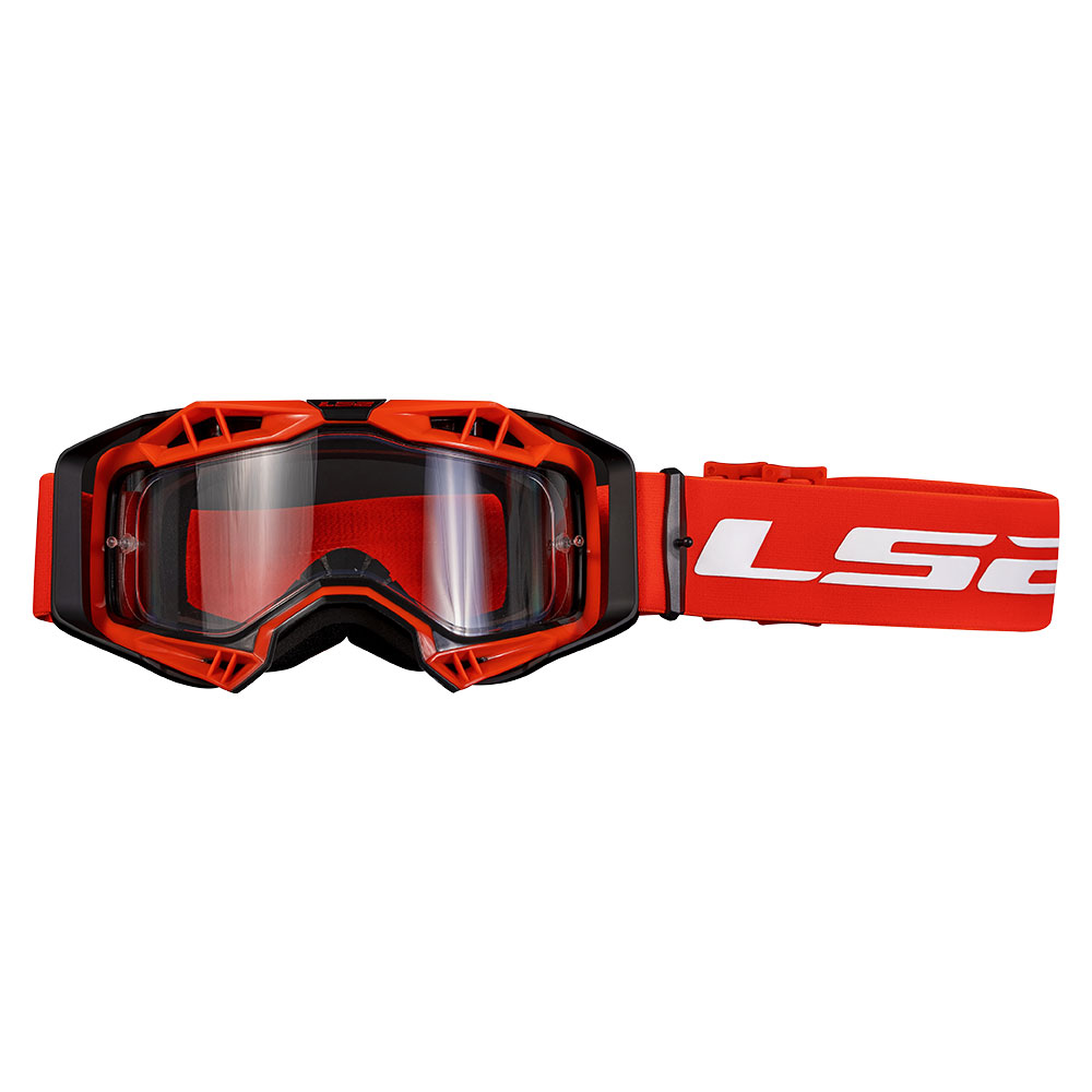 Moto Cross naočare LS2 AURA ENDURO crno crvene Moto Cross naočare LS2 AURA ENDURO crno crvene