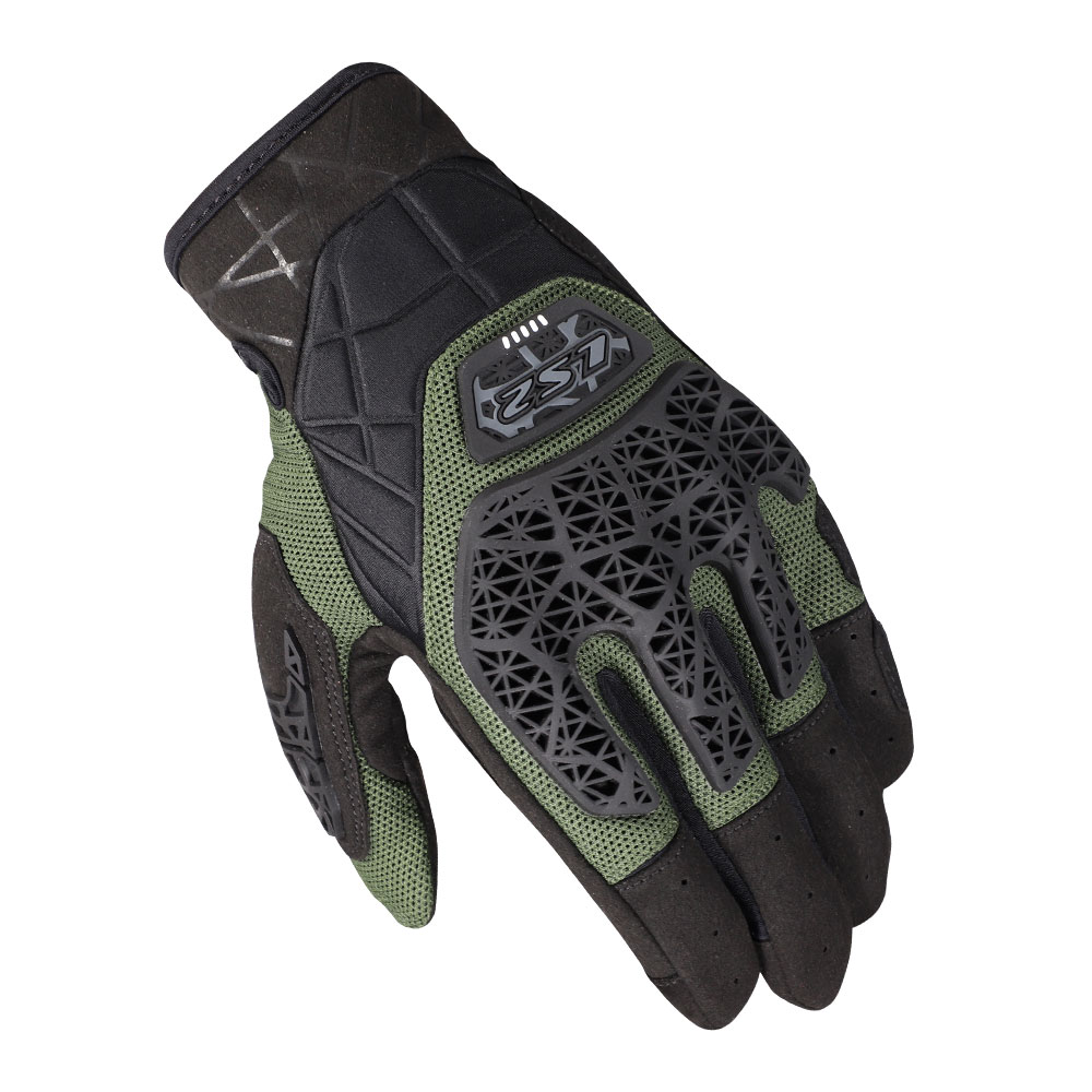 Rukavice LS2 ALL TERRAIN II muške crno zelene Rukavice LS2 ALL TERRAIN II muške crno zelene