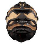 Kaciga LS2 Enduro MX701 EXPLORER CARBON TRICK braon zlatna