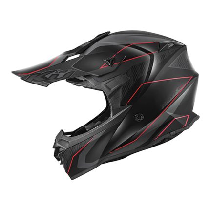 Kaciga Kappa Cross KV49R EVO CHASER crno sivo crvena