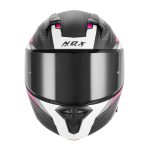 Kaciga NOX Flip Up N968 SHIFT sa naočarima mat crno belo roza