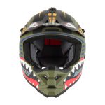 Kaciga NOX Cross N761 FIGHTER mat KHAKI dečija