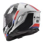 Kaciga LS2 Full Face FF818 STORM III SPORTY belo plavo crvena