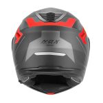 Kaciga NOX Flip Up N968 SHIFT sa naočarima mat crno crvena