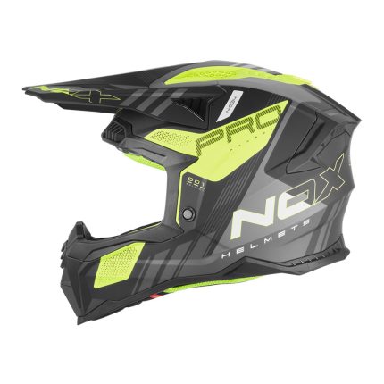 Kaciga NOX Cross N634 STORM žuto mat crna