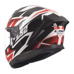 Kaciga LS2 Full Face FF820 RAPID III XTREM belo crno crvena