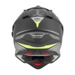 Kaciga NOX Enduro sa vizirom N312 TRACK žuto mat crna