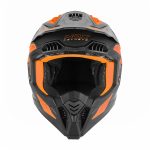 Kaciga NOX Cross N634 STORM narandžasto mat crna