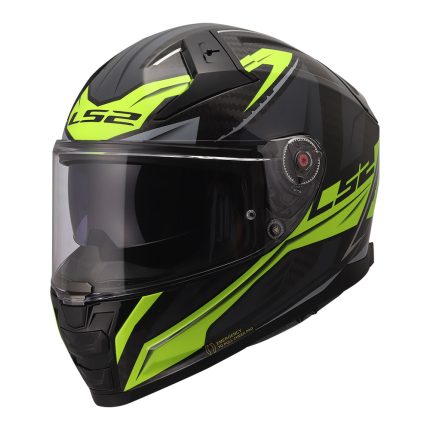 Kaciga LS2 Full Face FF811 VECTOR II CARBON SAVAGE H-V žuta