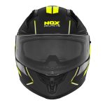 Kaciga NOX Full Face sa naočarima N401 XENO  mat crno žuta